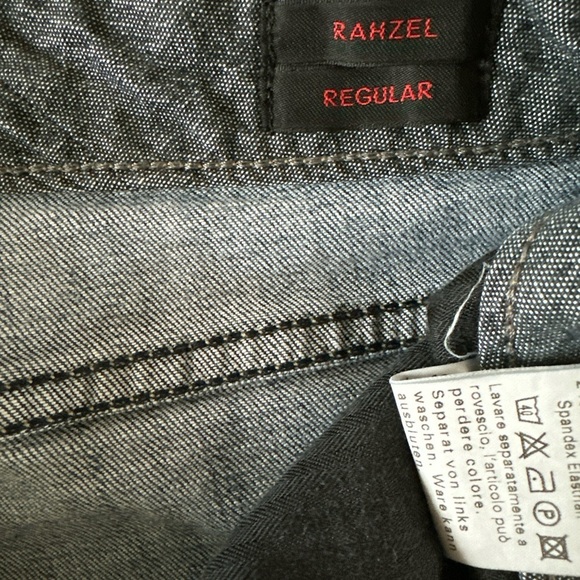 SEAL KAY INDEPENDENT DISTRESSED JEANS, Rahzel, Men’s, Size 34, Made in Italy, - Picture 8 of 16